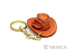 Cowboy Hat Leather Keychain L Leather Keychain Leather Saddle Bags Leather Diy