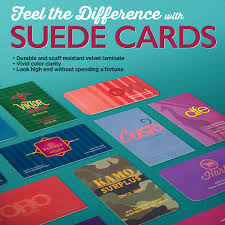 It's perfect for customers wanting their cards to stand out and ooze elegance. Metro Area Printing Suede Business Cards