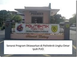 Ungku omar polytechnic was established in the year 1969 by the malaysian ministry of education, aided by unesco. Info Senarai Program Kursus Di Politeknik Ungku Omar Puo Emajalah2u