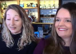 Hayley Ash and Tessa Hince (in a bar, of course) made ITV Central News  tonight talking about their surprise invitation to the Royal Wedding at  Windsor Castle. And before that, they have
