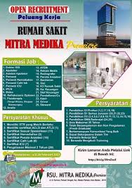 Selengkapnya silahkan kunjungi di lowongan kerja terbaru maret 2021. Lowongan Kerja Sma D3 S1 Di Rsu Mitra Medika Medan Februari 2021 Lowongan Kerja Medan Terbaru Tahun 2021