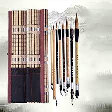 It emphasizes the expression of emotions while being a mental exercise to an artist which coordinates the body and the mind to select the best styling for the presentation of the passage content. Chinese Brushes Professional Calligraphy Painting A Set Of 8 Brushes Amazon De Home Kitchen