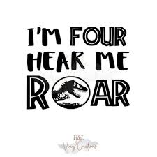 Download Im Four Hear Me Roar Svg File Svg Dxf Png Silhouette Etsy In 2020 4th Birthday Party For Boys Boy Birthday Party Themes 4th Birthday Boys PSD Mockup Templates