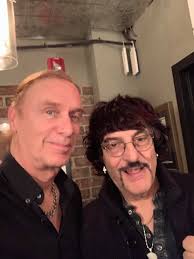 Carmine Appice!! One of the greatest and most influential drummers of all  time. He came out to see Talas at The Iridium tonight. What an honor to  have him at our show.