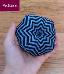 Counted cross stitch patterns are not just a great craft to enjoy but it can provide the perfect gift and even a memento of history. Cross Stitch Pattern Blue Black Biscornu Geometric Etsy In 2021 Cross Stitch Patterns Pin Cushions Patterns Stitch Patterns