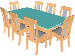 Your dining room will benefit from a sense of openness with a glass table. Dining Room Table Clipart Wild Country Fine Arts