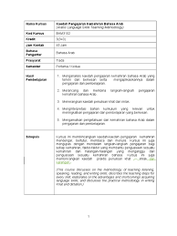 36 full pdfs related to this paper. Proforma Bam3102 Kaedah Pengajaran Kemahiran Bahasa Arab