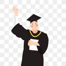 A College Student Wearing A Bachelor S Gown Student Clipart College Student Graduation Png Transparent Clipart Image And Psd File For Free Download Bachelor S Student Clipart Bachelor
