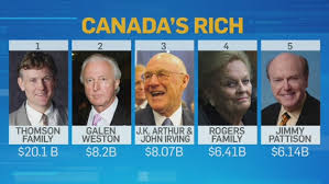 Thomson family top list of richest Canadians again | CTV News