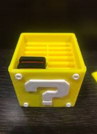 Nintendo Switch Mario Question Block Game Storage Holds 12 Etsy Game Storage Nintendo Switch Accessories Diy Nintendo