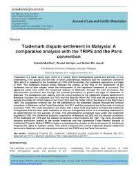 Classes of passports and travel documents 5. Pdf Trademark Dispute Settlement In Malaysia