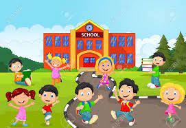 نتيجة بحث الصور عن صورة كرتونية لمدرسة animation schools school illustration happy children s day