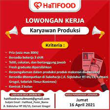 Maybe you would like to learn more about one of these? Lowongan Kerja Di Sukoharjo Archives Page 2 Of 14 Info Loker Solo