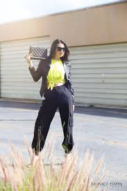 Black And Yellow Cargo Pants Neon Vibes Neon Crop Top Black Cargo Pants Cargo Pants