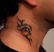 Pisces tattoo design on neck back. Neck Tattoo Designs Ideas For Men And Women