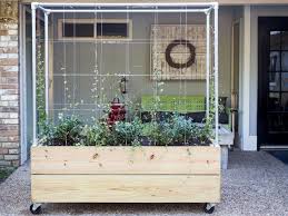 This lattice planter box adds amazing character to your garden or yard. Diy Planter And Trellis Hgtv