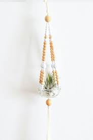 Making your first diy macramé plant hanger is a project that may seem extremely challenging at first. Easy Beaded Macrame Plant Hanger