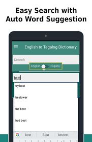 Sep 21, 2021 · download english filipino dictionary apk 8.4.1 for android. English To Tagalog Dictionary For Android Apk Download