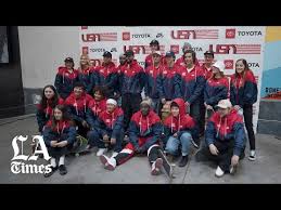 Nike just dropped a preview of their 2020 olympic skateboarding official uniforms and lets just say they are splashy. Usa S First Olympic Skateboarding Team Meet The Hopefuls Los Angeles Times