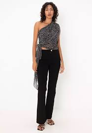 ZARA Polka-Dot Top with Knot Detail 2026 | Buy ZARA Online ...