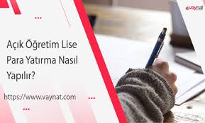 Açık lise kayıt yenileme basladimi atm den ve internetten ödeme seçeneği çıkmiyor. Acik Ogretim Lise Para Yatirma Nasil Yapilir Vaynat Com