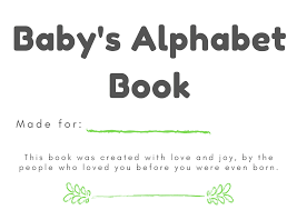 Every business cover letter template is distinctive in nature and adds great beauty t. Free Easy Downloadable Abc Book Template For Your Baby Shower Activities Tulamama