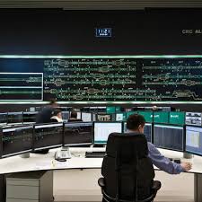 As the floor is not the least bit level, it looked really off. Main Line Rail Thales Group