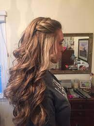 Top Braided Curly Crown Princess Hairstyle Really Long Hair Long Hair Styles Hair Styles