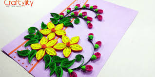 How to make homemade greeting cards | paper quilling greeting cards. How To Make Paper Quilling Birthday Greeting Card Craftylity Quilling Birthday Cards Quilling Cards Paper Quilling