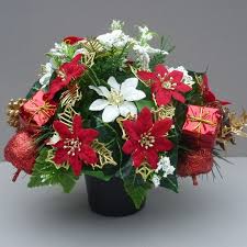 Pin By Sharon Ledford On Tombstone Saddle Deco Memorial Vase Flower Arrangements Flower Pots