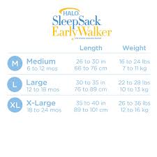 36 Paradigmatic Halo Sleep Sack Size Chart