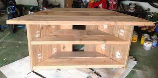 We have for you a list of 15 free diy tv stand plans in different styles like farmhouse, rustic, industrial and modern. Mimiberry Creations How To Easily Build A Rustic Corner Tv Stand And How To Make Homemade Liming Wax For A Rh Finish