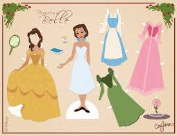 Vintage crafts antique dolls paper clothes doll clothes papier kind. Disney S Beauty And The Beast Printables Coloring Pages And Activities Free Printable Paper Dolls Princess Paper Dolls Disney Paper Dolls