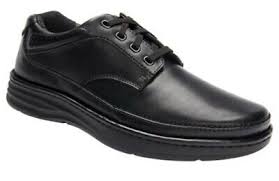Drew Mens Shoes- Toledo, Black Leather Oxford Size 10.5 W New in Box