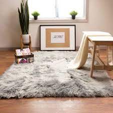Free shipping + free returns Small Faux Fur Rug Wayfair
