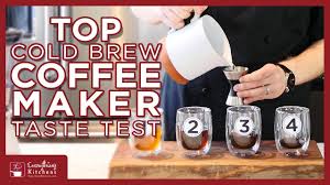 Cuisinart offers coffee makers that brew as few as four cups at a time and larger models that can make up to 14 cups. Top Cold Brew Coffee Maker Taste Test Kitchenaid Cuisinart Oxo Toddy Cold Brew Youtube