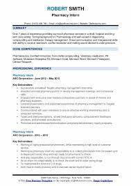 Good pharmacists are consummate professionals who go to great lengths to verify that the proper medication is being dispensed to the correct patient at the right dosage. Pharmacy Intern Resume Samples Qwikresume