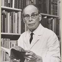 New York, New York. Portrait of an Italian waiter in John's Restaurant