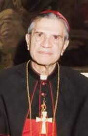 A portrait of Cardinal Cordeiro during the eighties