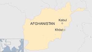 » time zone, » political map, » natural map, » kabul on night map & » google map. Afghanistan At Least 17 Killed In Khost Mosque Blast Bbc News