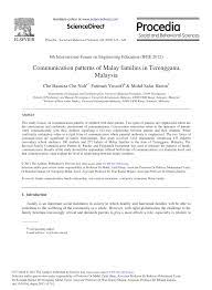 The best institutes for mass communication in delhi will help the students to develop professional skills which are required to evaluate work opportunities after having a degree in journalism and mass communication top bjmc placement colleges in delhi assure a placement for students in various. Pdf Communication Patterns Of Malay Families In Terengganu Malaysia