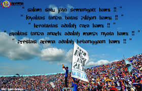 Juga kata kata sedih karena cinta dan kehidupan. Kata Kata Arema Tapete Aremania 1600x1031 Wallpapertip