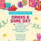 DRINKS AND GAME DAY event image