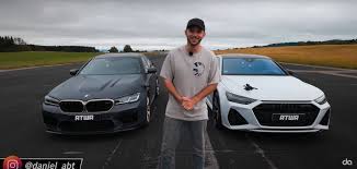 But the sedan is unlikely to become light. the m xdrive awd system can also be improved, as we've seen in drag races against the similar m8 coupe. Bmw M5 Cs Drag Races Audi Rs 7 It S Total Annihilation Autoevolution