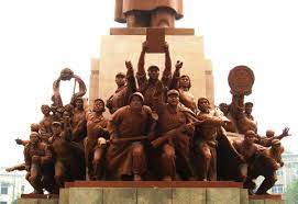 China Long Live The Victory Of Mao Zedong Thought Is An Epoxy Resin Statue In Shenyang Liaoning Province The Monument Is Located O Statue Sculpture Liaoning