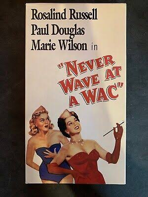 Never Wave at a WAC [VHS] Rosalind Russell, Paul Douglas, Marie Wilson |  eBay