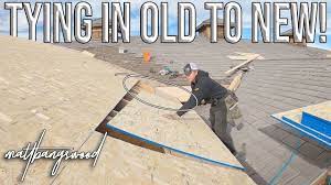 Once you cut the old shingles back 36 or less, work the new section into the old. Tying New Buildings Into Existing Roof Inspection Pass Or Fail Youtube