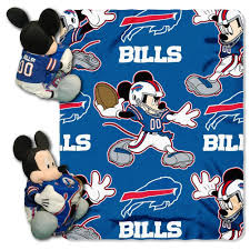 Buffalo Bills Fleece Throw 40 X 50 Disney Hugger Blanket Nfl Buffalo Bills Mickey Mouse Characters Buffalo Bills