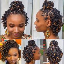 Who Said Short Dreads Can T Be Styled Short Locs Hairstyles Locs Hairstyles Natural Hair Styles