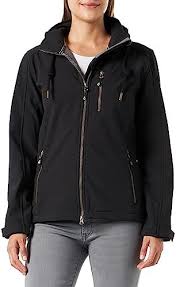 Mjuk Skaljacka för Kvinnor med Avtagbar Huva